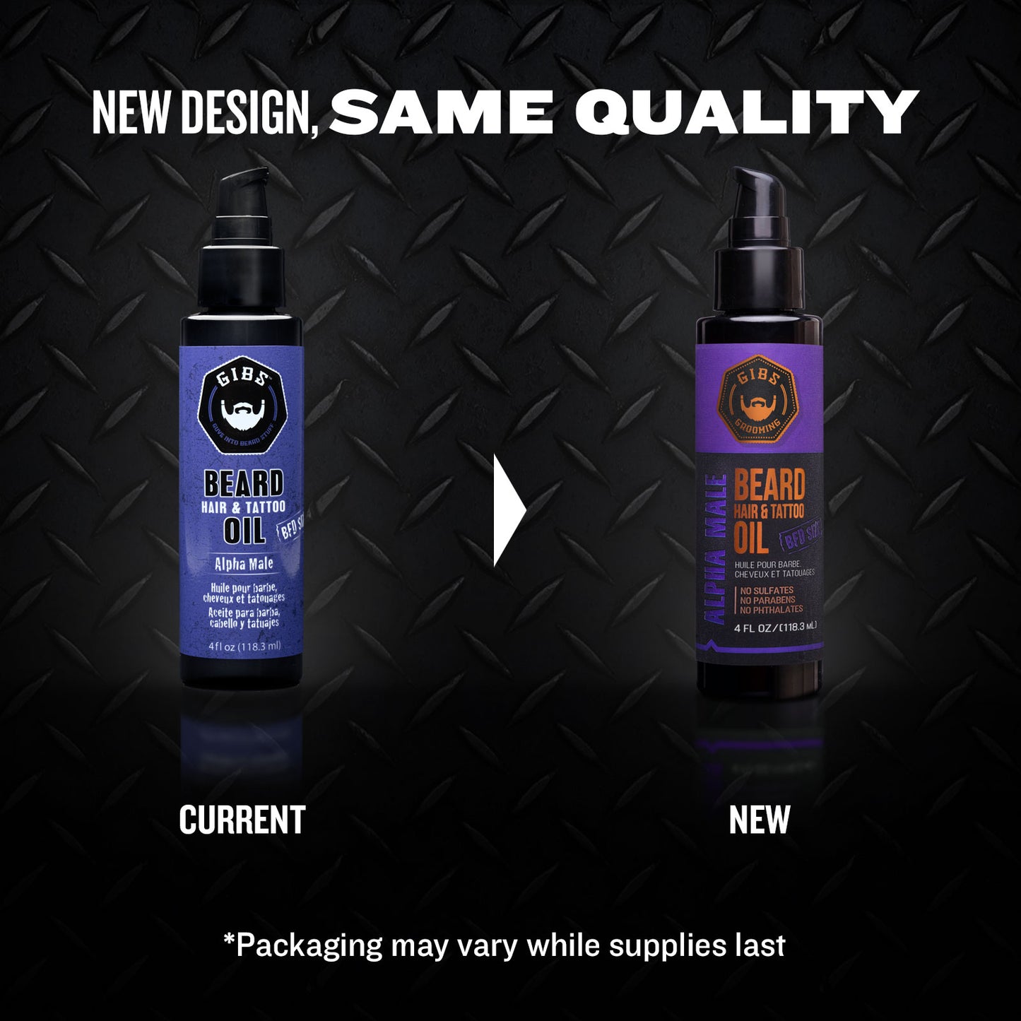 Beard, Hair & Tattoo Oil: Alpha Male 4 oz