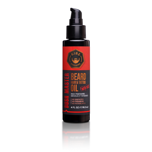 Beard, Hair & Tattoo Oil: Bush Master 4 oz