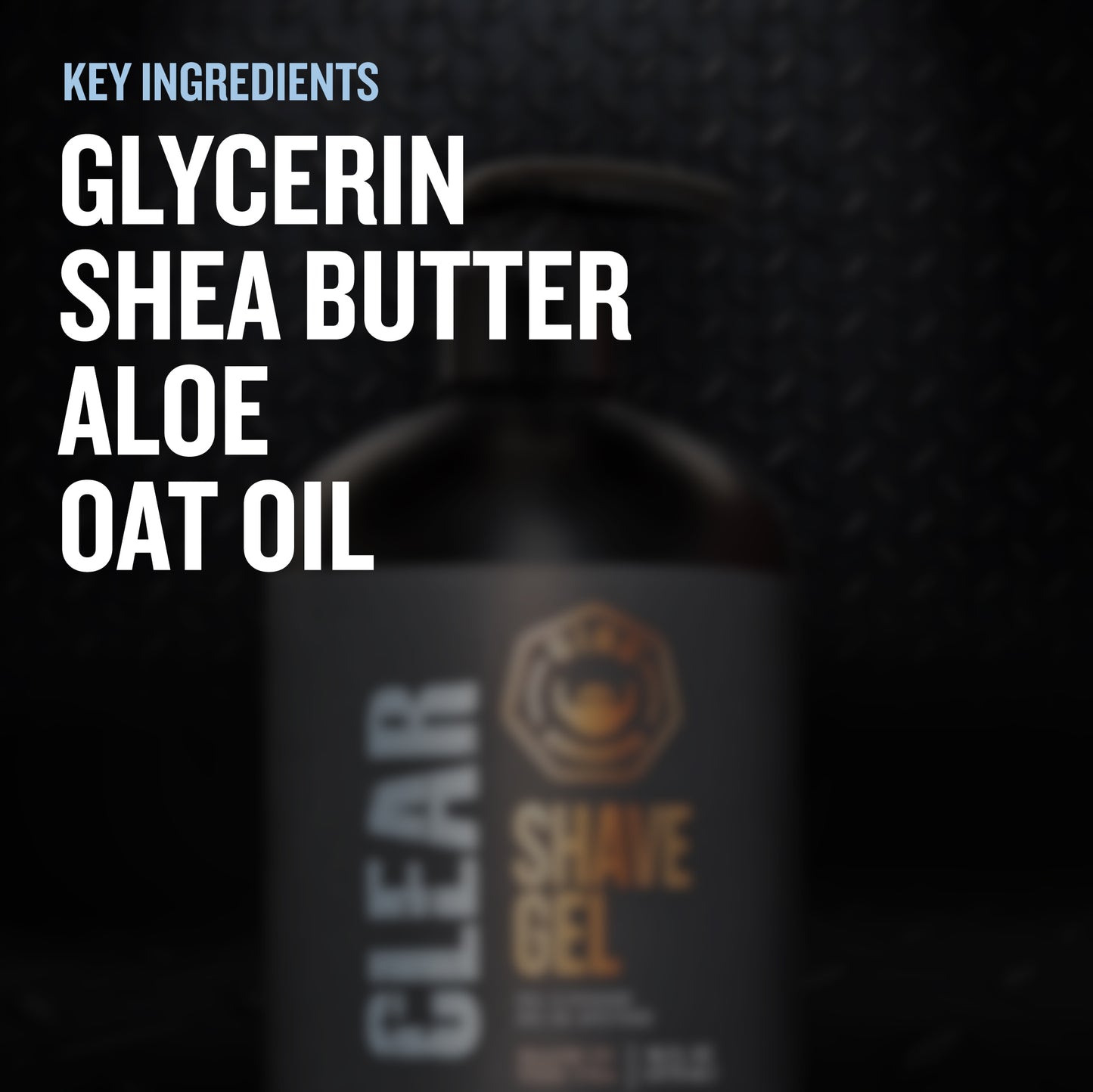 Clear Shave Gel 16 oz