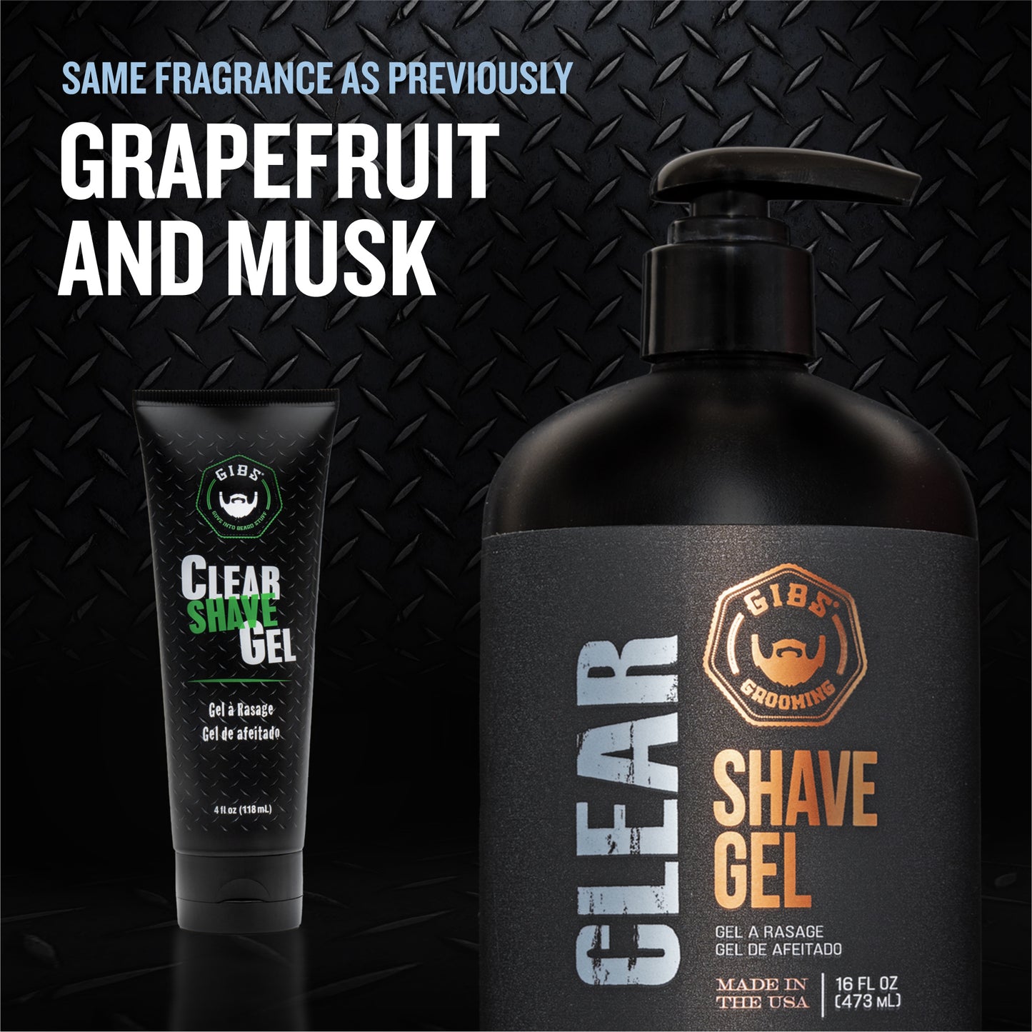 Clear Shave Gel 16 oz