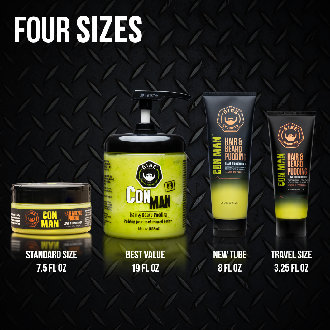 Con Man Hair & Beard Pudding 19 oz