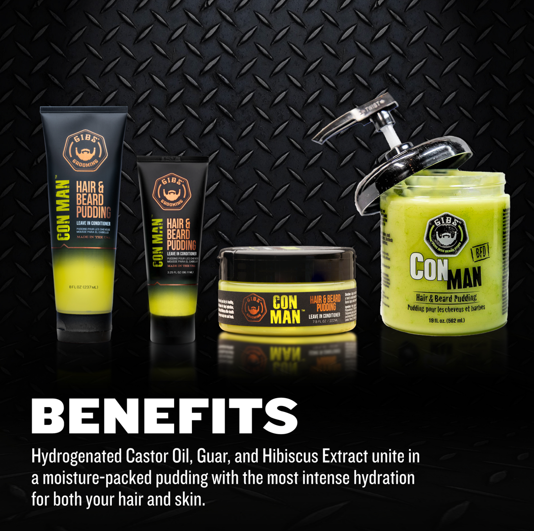 Con Man Hair & Beard Pudding 19 oz