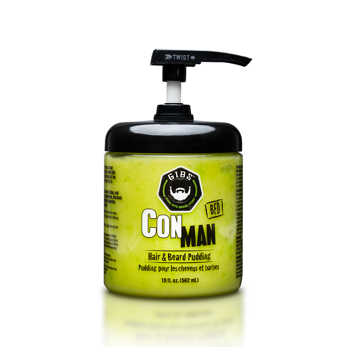 Con Man Hair & Beard Pudding 19 oz
