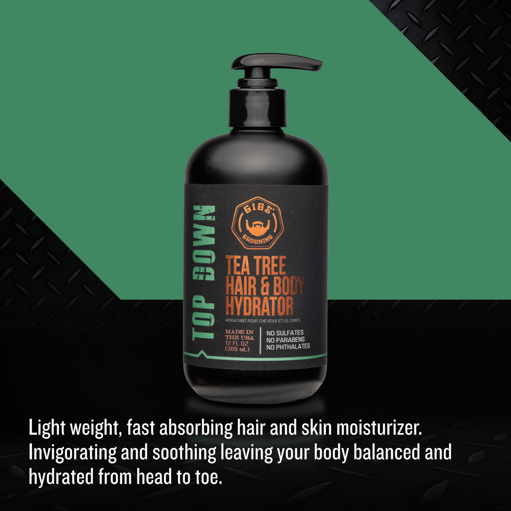 Top Down Tea Tree Hair & Body Hydrator 12 oz