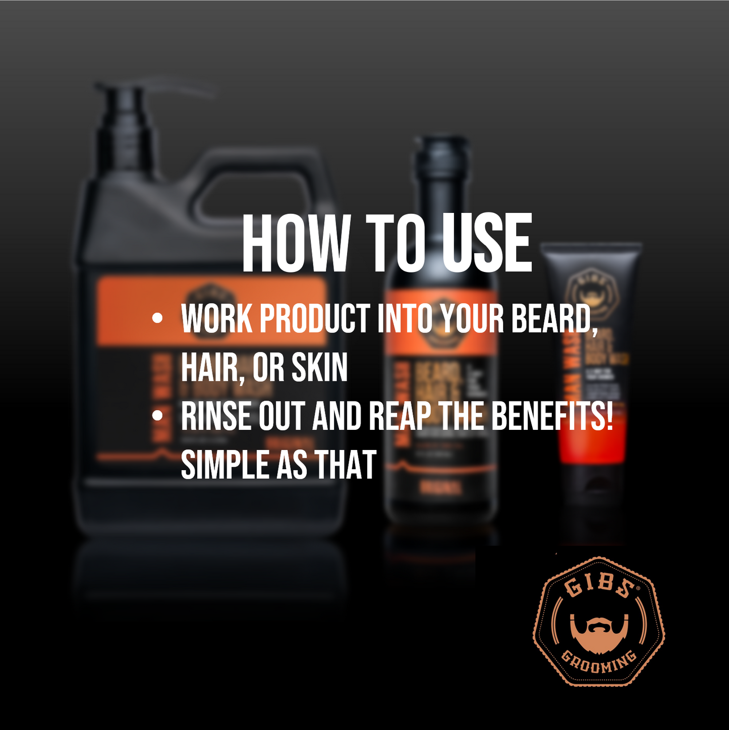 Original Man Wash: Beard, Hair & Body Wash Liter