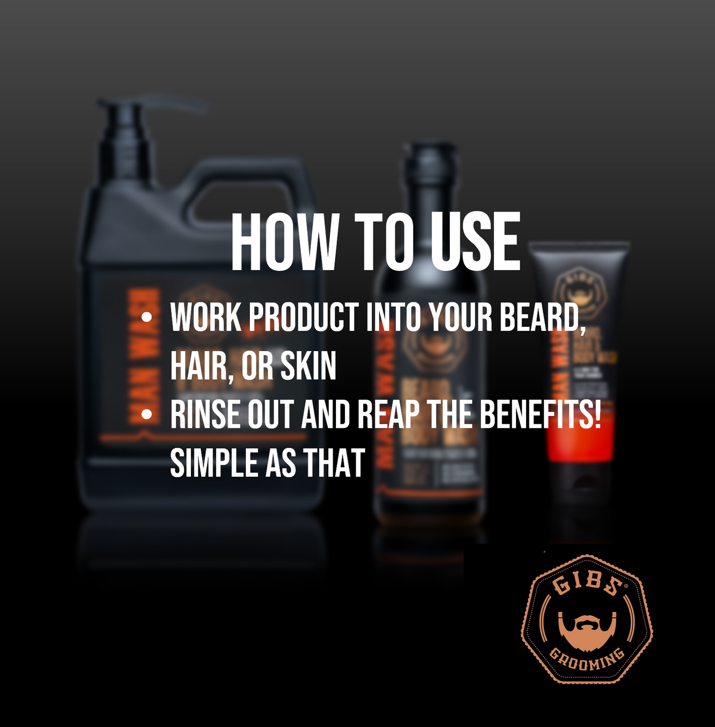 Original Man Wash: Beard, Hair & Body 12 oz