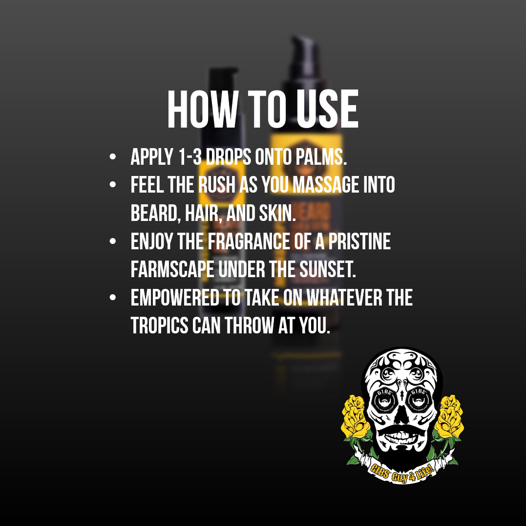 Beard, Hair & Tattoo Oil: Manscaper 4.oz.