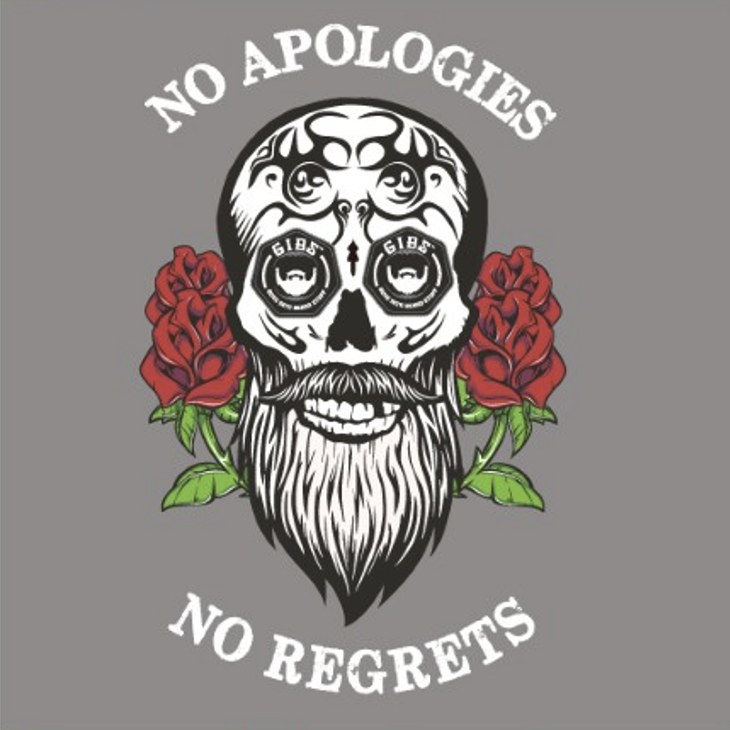 No Apologies Tank Gray