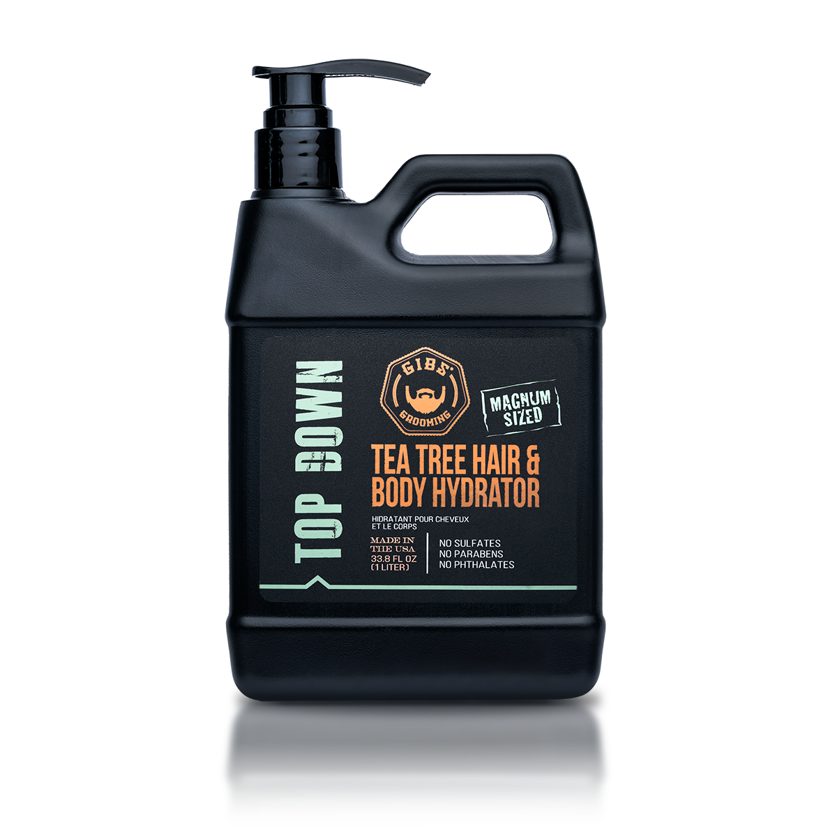 Top Down Tea Tree Hair & Body Hydrator Liter