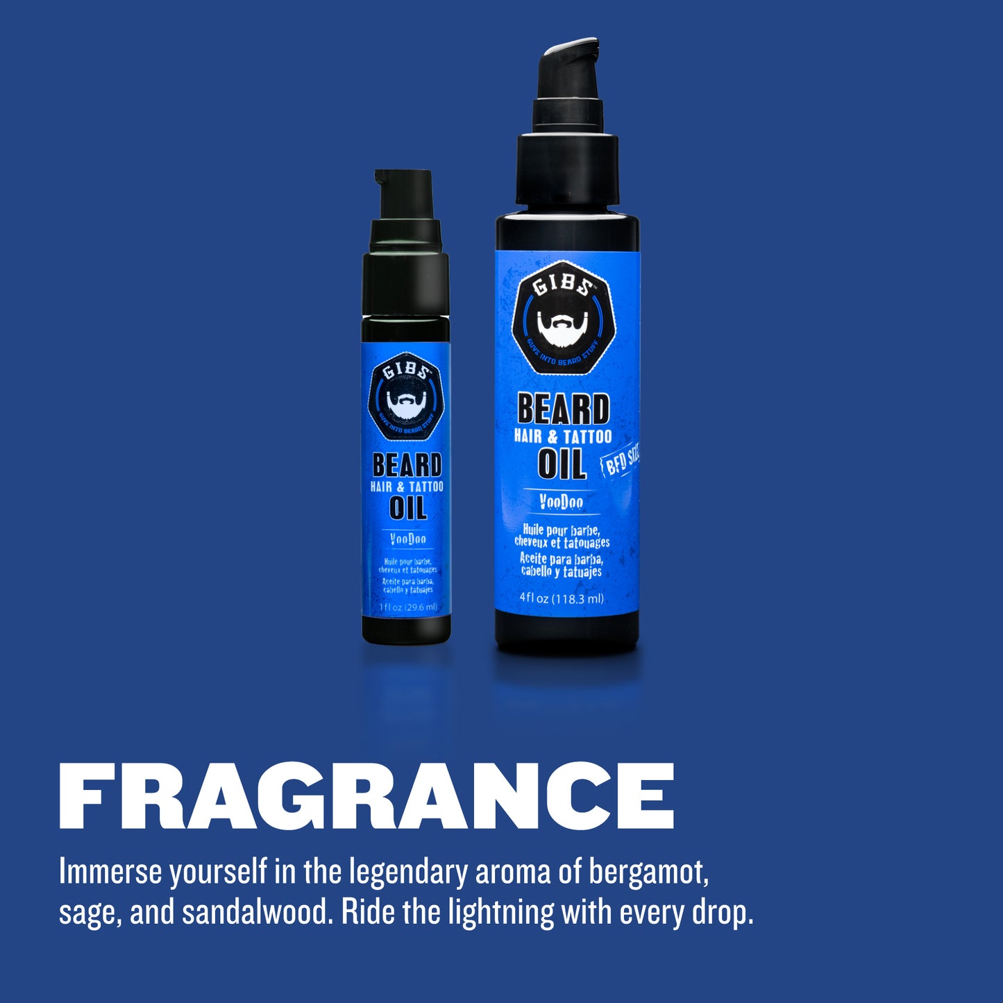 Beard, Hair & Tattoo Oil: Voodoo Prince 4oz.