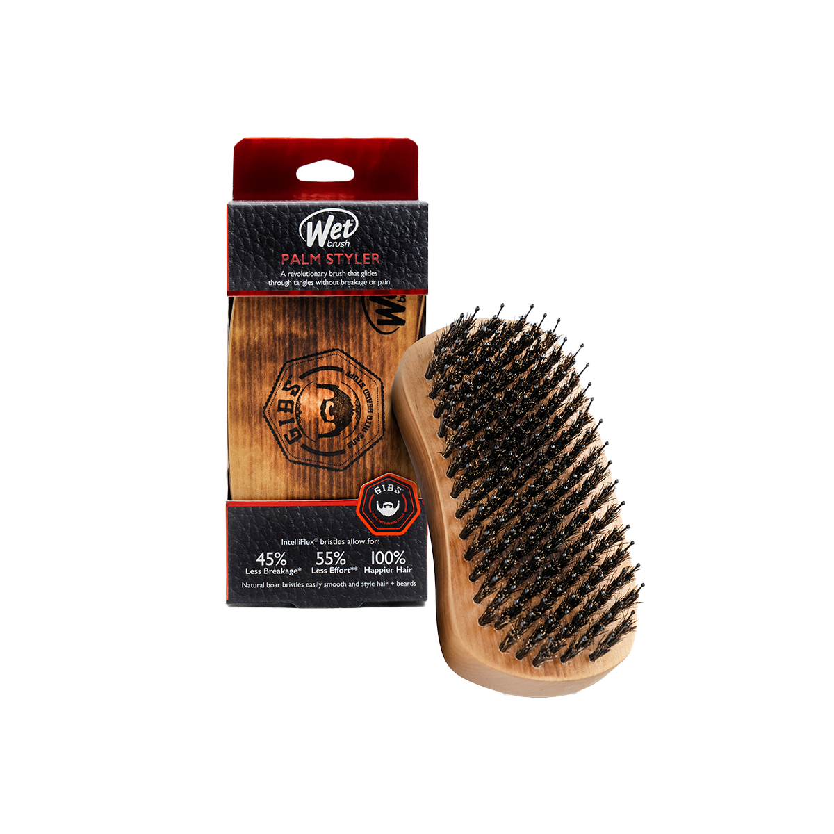 GIBS Wooden Palm Brush – Gibs Grooming