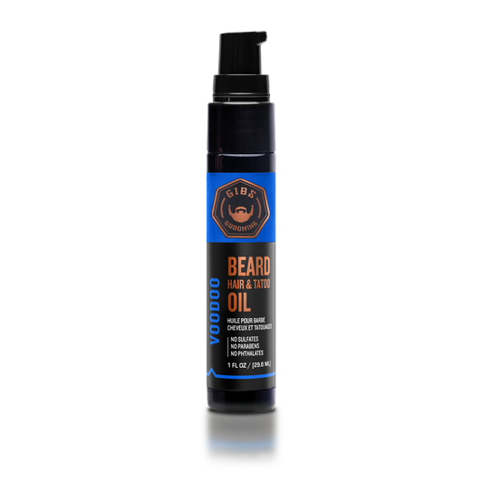 Beard, Hair & Tattoo Oil: Voodoo Prince 1 oz