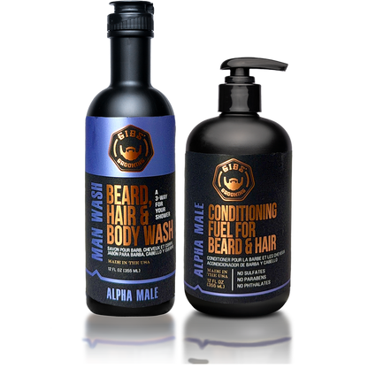 Alpha Male Man Wash and Conditioner Holiday Duo
