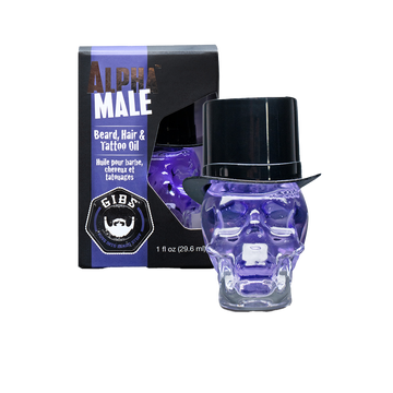 Alpha Male Signature Oil Glass Skull