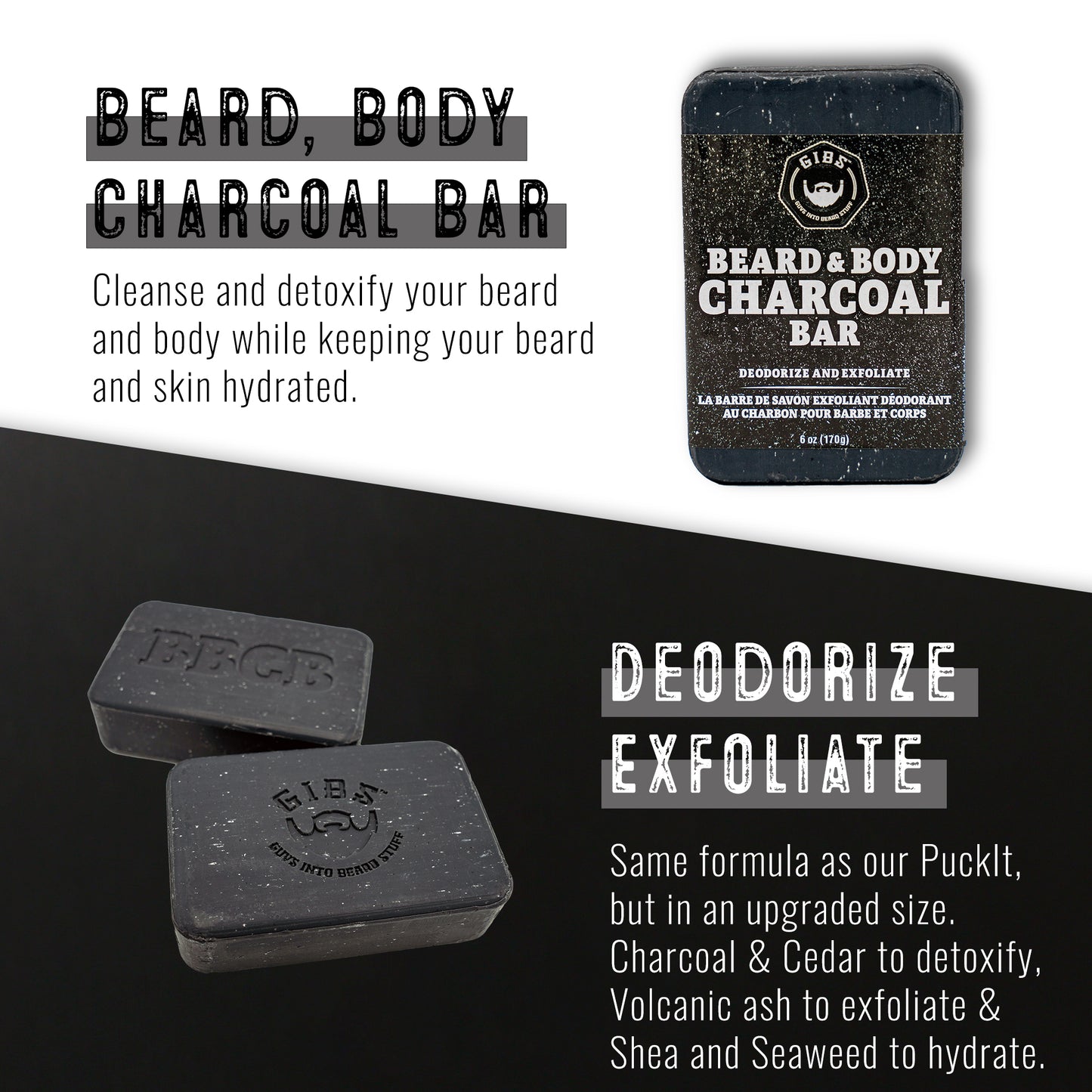 Charcoal Beard & Body Soap