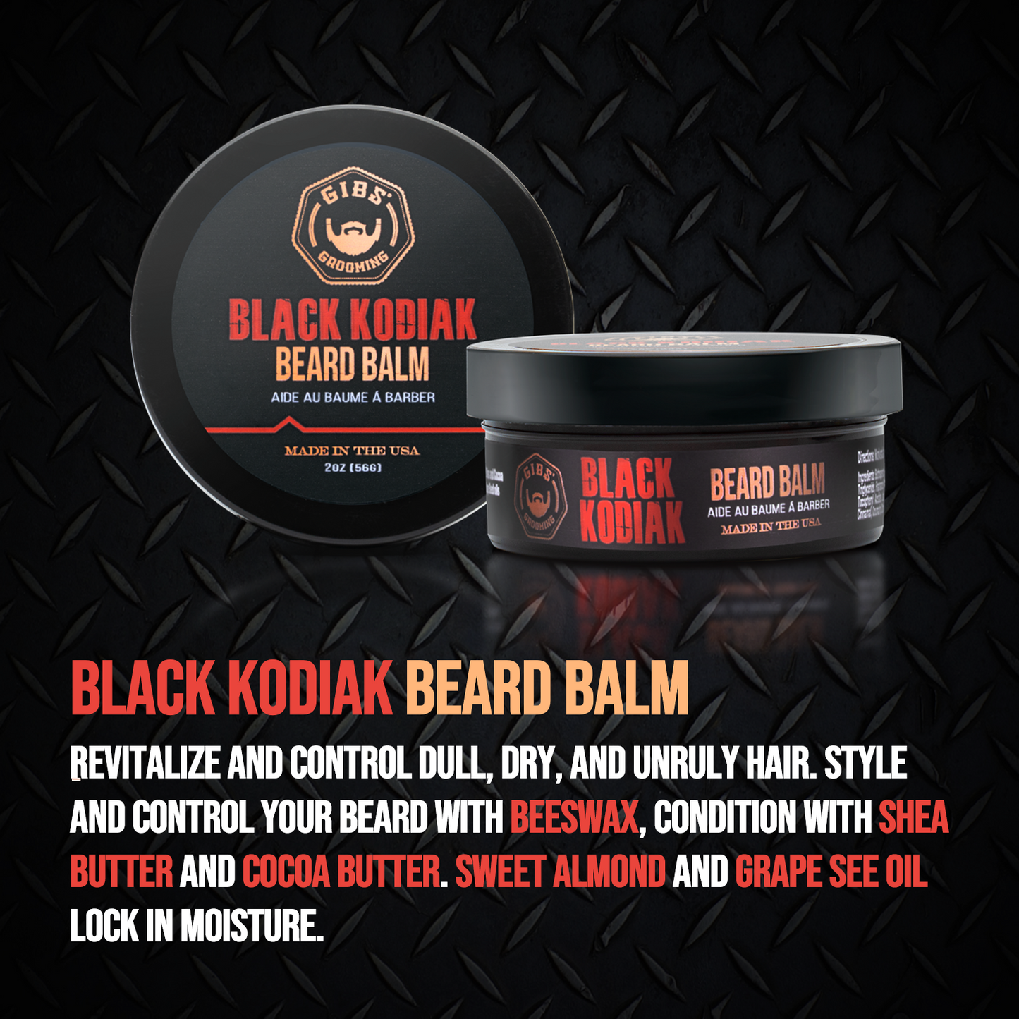 Black Kodiak Beard Balm-Aid