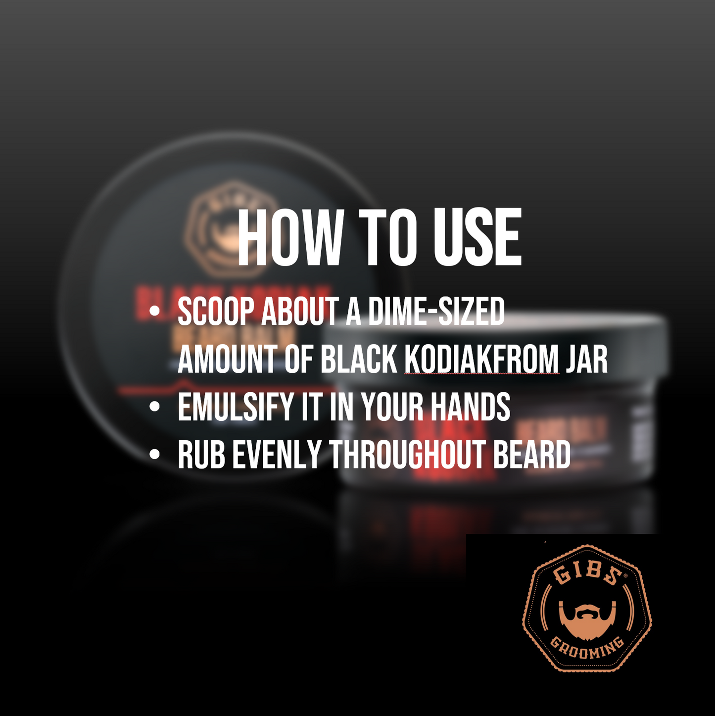 Black Kodiak Beard Balm-Aid