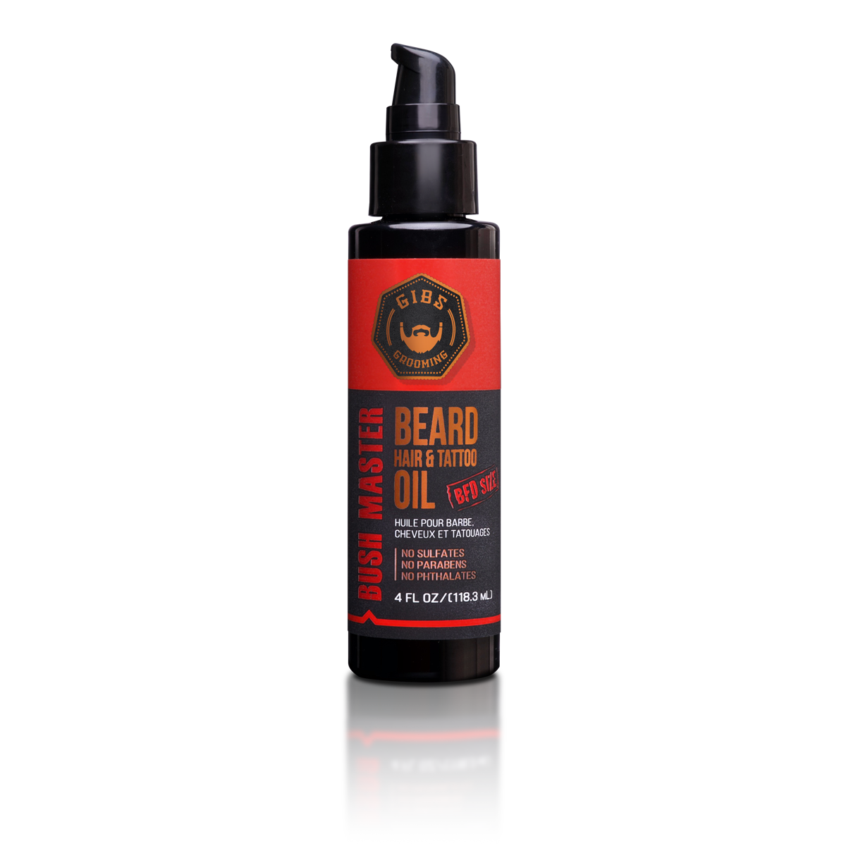 Bush Master Beard, Hair & Tattoo Oil- 4.oz.