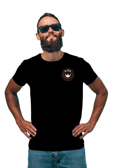 GIBS LOGO TEE BLACK