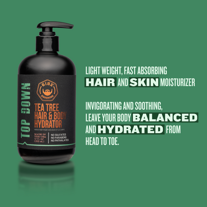 Top Down Tea Tree Hair & Body Hydrator Liter