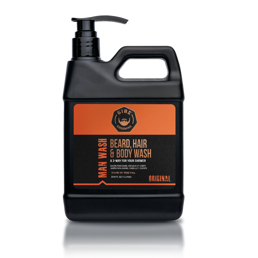 Original Man Wash: Beard, Hair & Body Wash Liter
