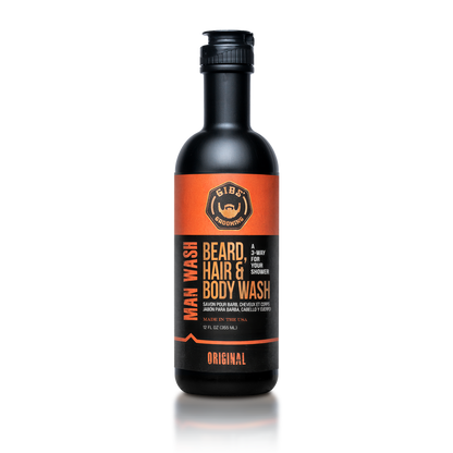 Original Man Wash: Beard, Hair & Body 12 oz