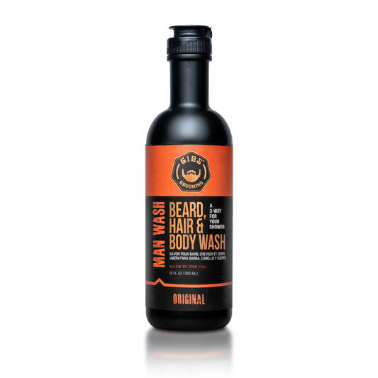 Original Man Wash: Beard, Hair & Body 12 oz
