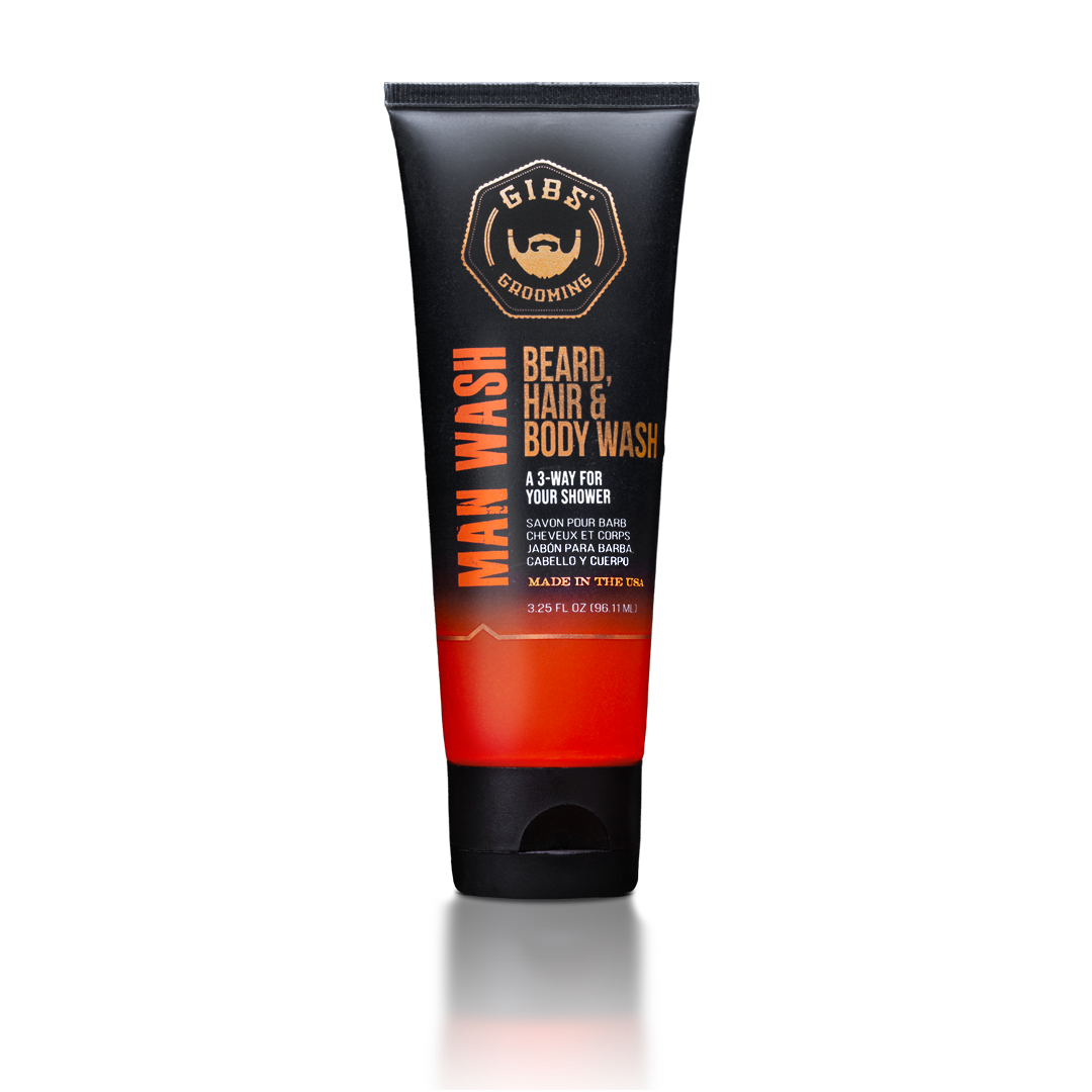 Original Man Wash: Beard, Hair & Body 3.25 oz