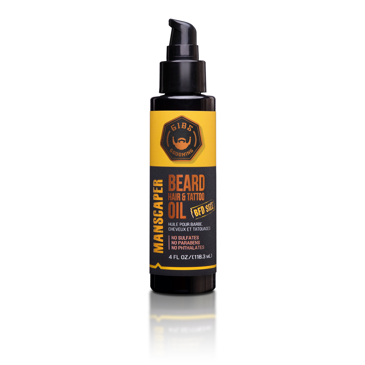 Manscaper Beard, Hair & Tattoo Oil- 4.oz.