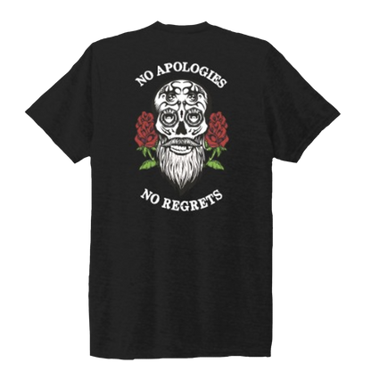 No Apologies Tee Black