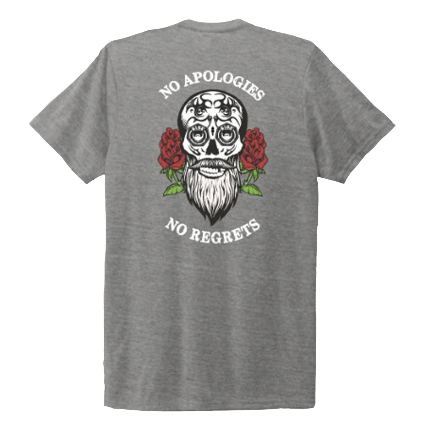 No Apologies Tee Gray
