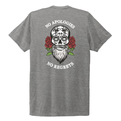 No Apologies Tee Gray