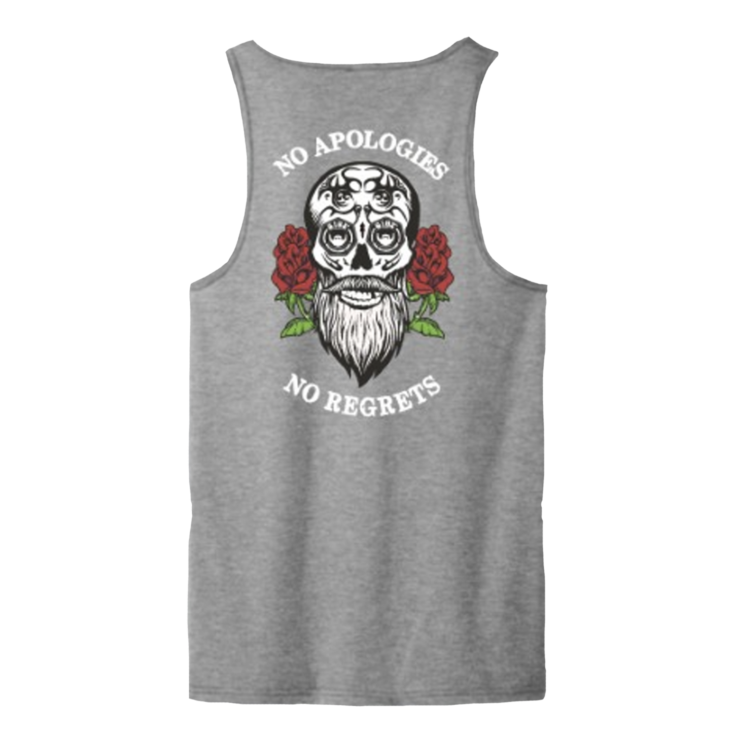 No Apologies Tank Gray
