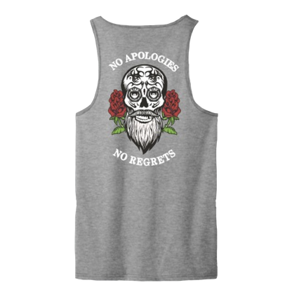 No Apologies Tank Gray