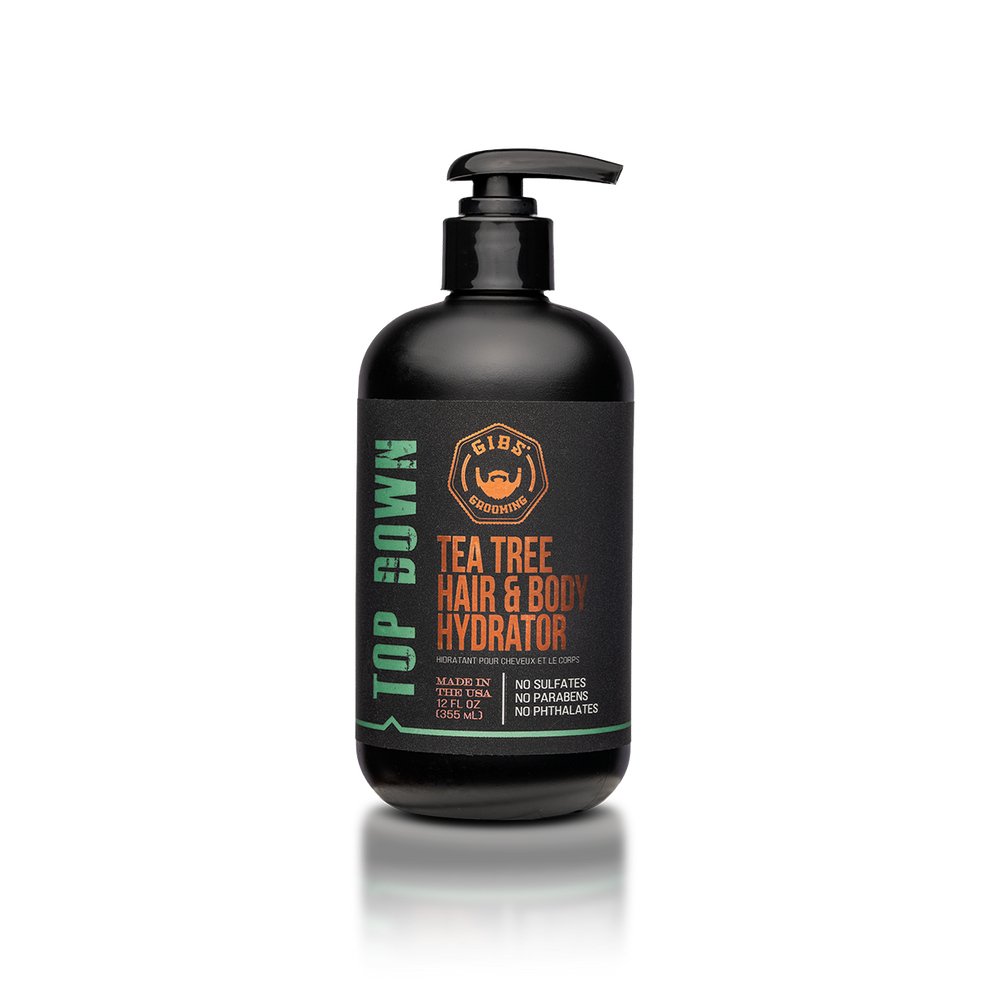 Top Down Tea Tree Hair & Body Hydrator 12 oz – Gibs Grooming