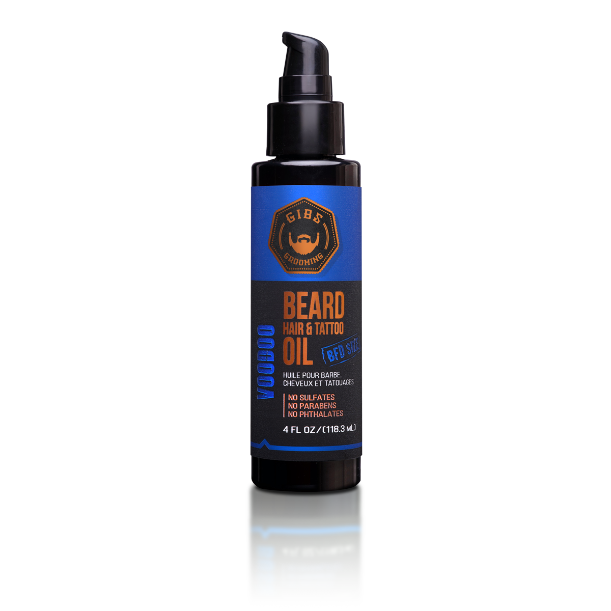 Voodoo Prince Beard, Hair & Tattoo Oil- 4oz.