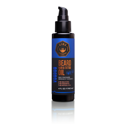 Voodoo Prince Beard, Hair & Tattoo Oil- 4oz.