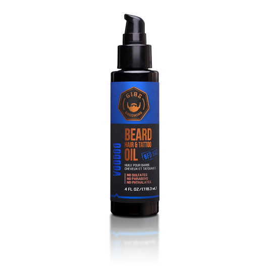 Voodoo Prince Beard, Hair & Tattoo Oil- 4oz.