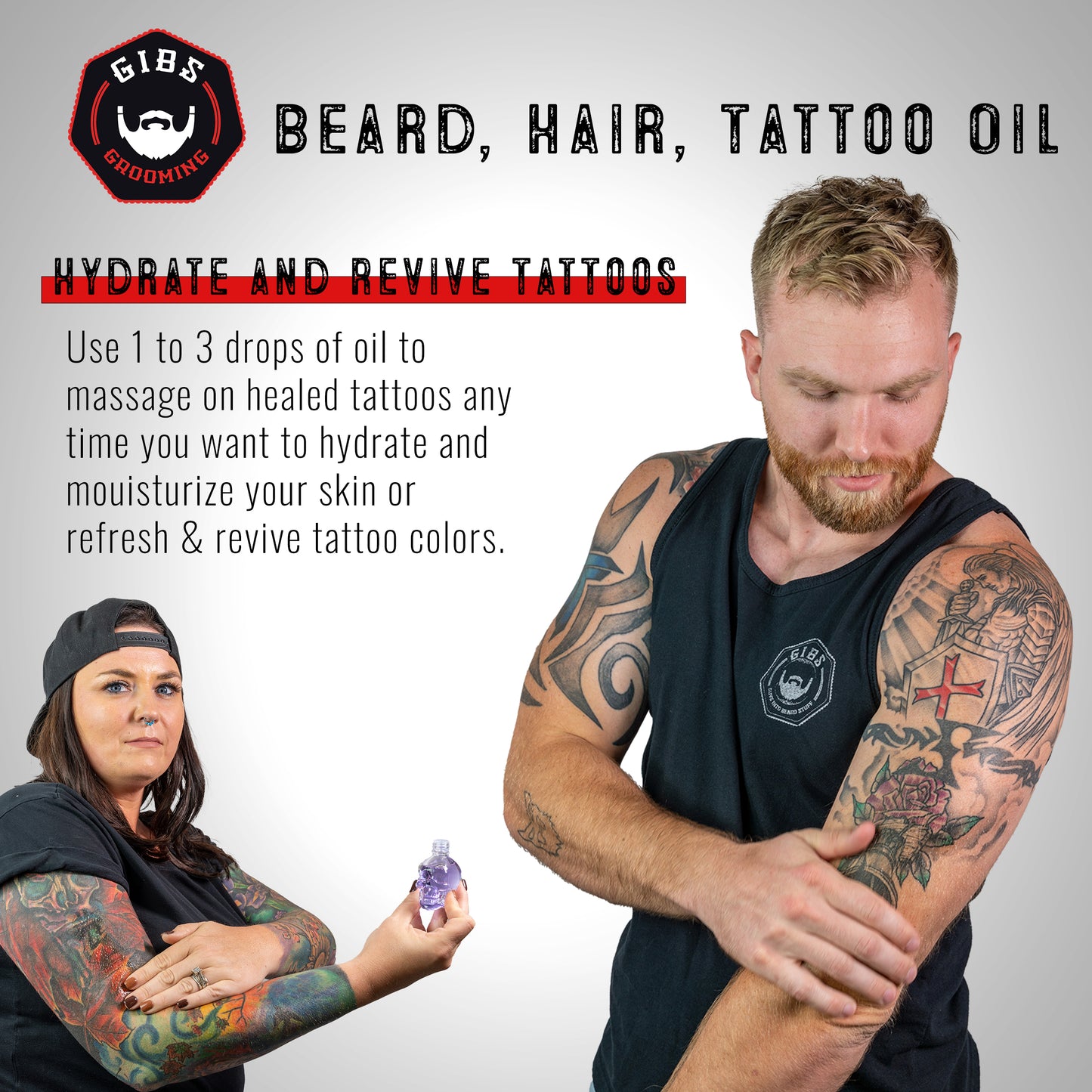 Voodoo Prince Beard, Hair & Tattoo Oil- 4oz.
