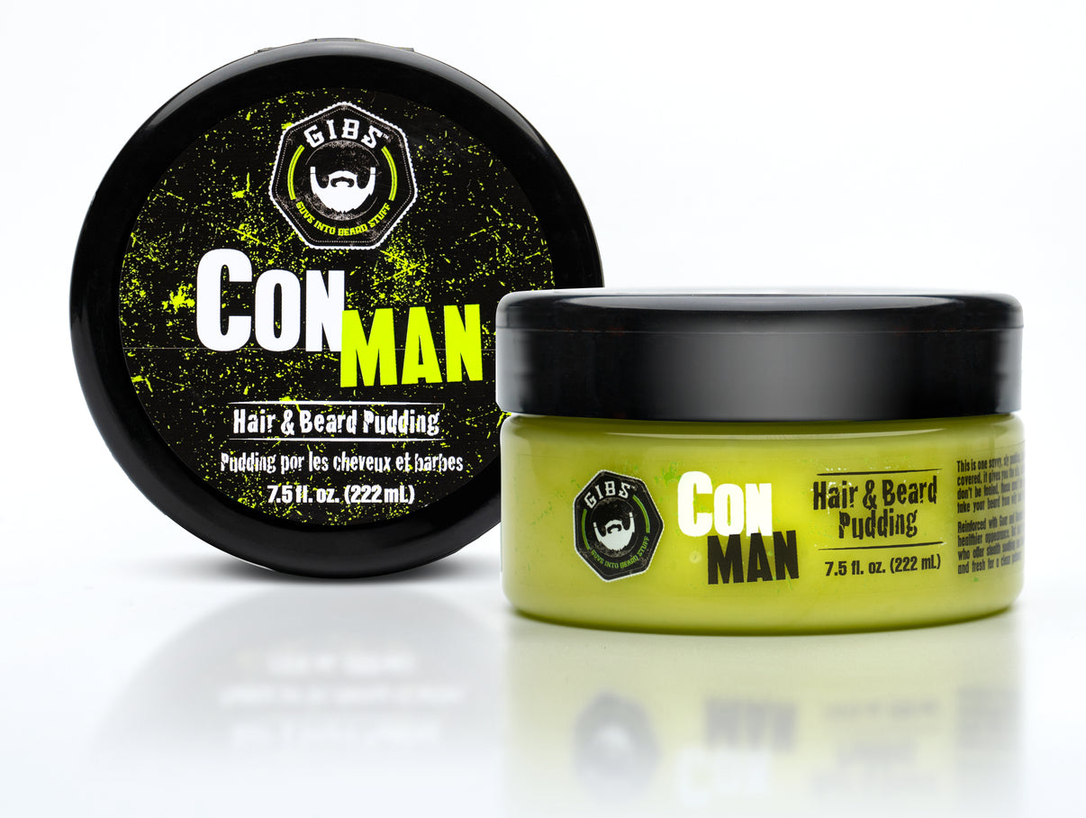 Con Man Hair & Beard Pudding Gibs Grooming