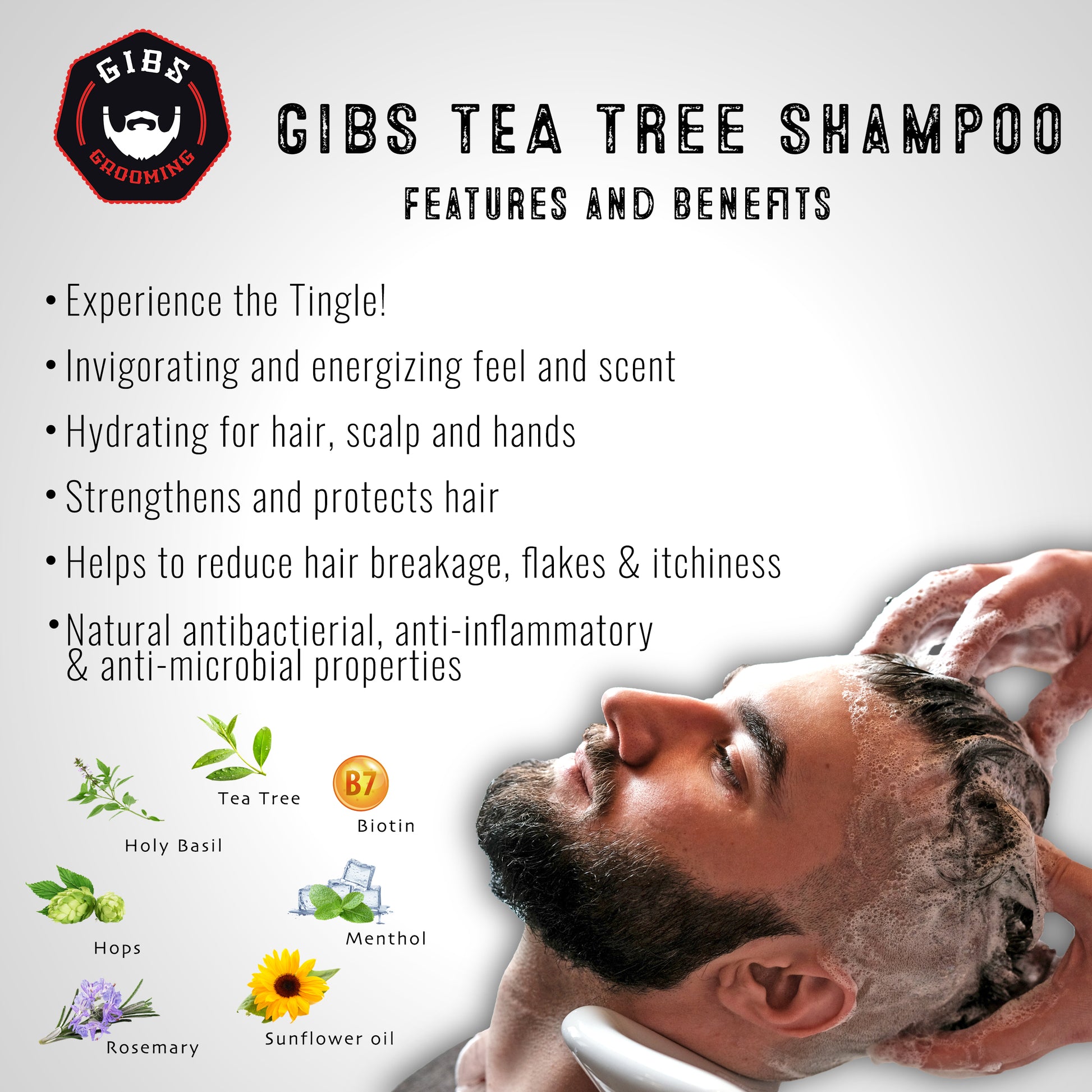 træfning tjeneren Varme Tea Tree Shampoo – Gibs Grooming